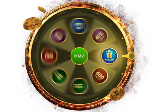 Колесо фортуны казино Эльдорадо - выигрывай бездепозитные бонусы молниеносно